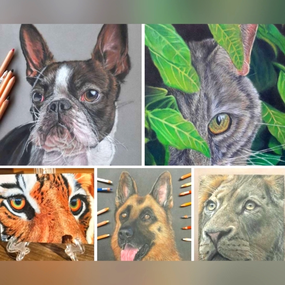 Deposit Custom Pet Portrait Booking (READ DETAILS)